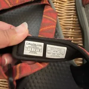 Columbia Mens Charcoal Bright copper Wave Train sandals 11 Sandals Columbia Men Wave Train Charcoal Bright Copper  main image 3